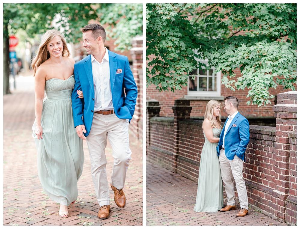 Alexandria Engagement Session; Carlyle House;