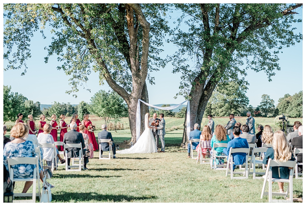 Wedding Ceremony; Virginia Farm Wedding; Loudoun Wedding Venue;