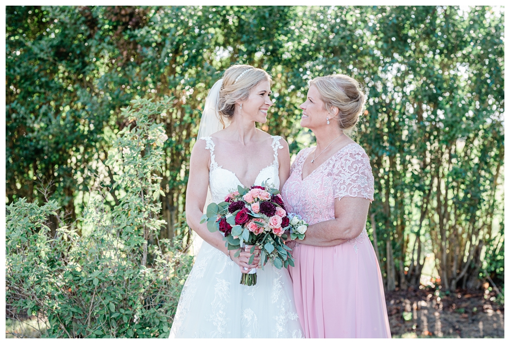 Bride & Mother; Mother of the Bride; Blush wedding;