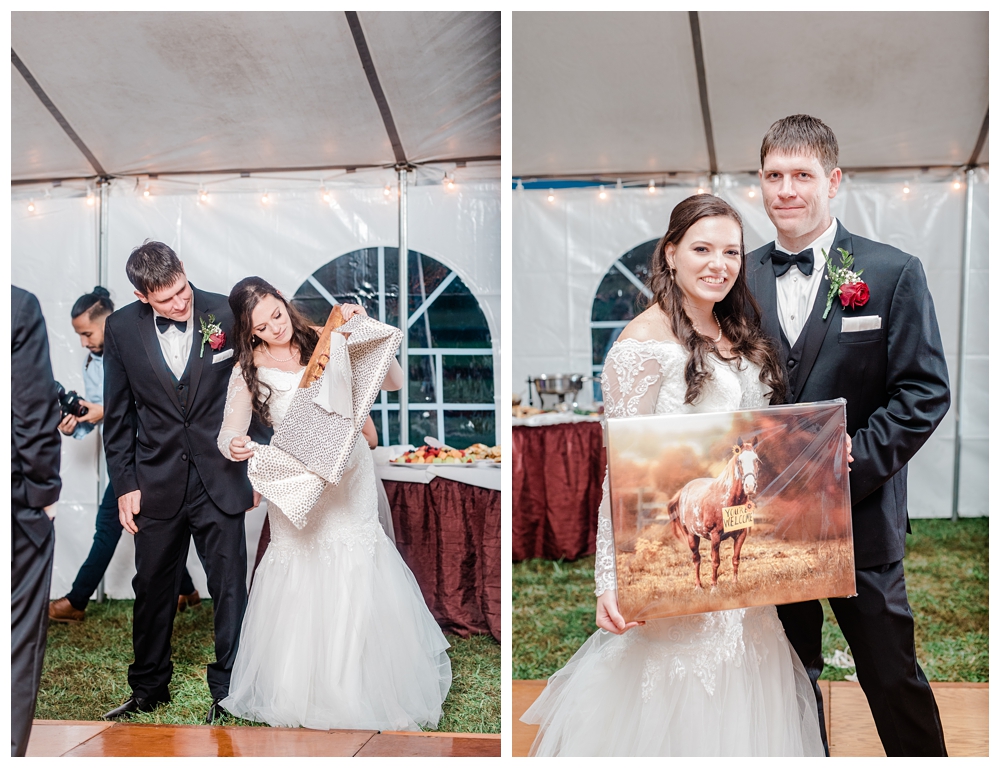 Nokesville Wedding; Horse Canvas Picture; Wedding Gift;
