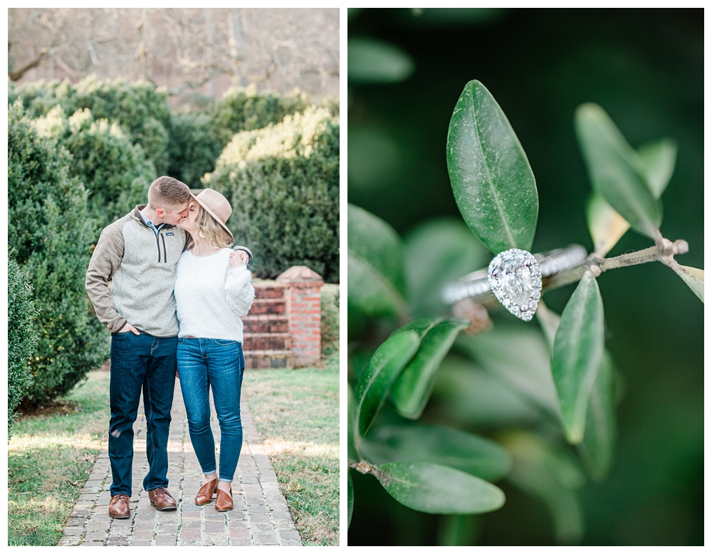 engagement ring; wedding ring; engagement photos; Virginia engagement; love in loudoun;