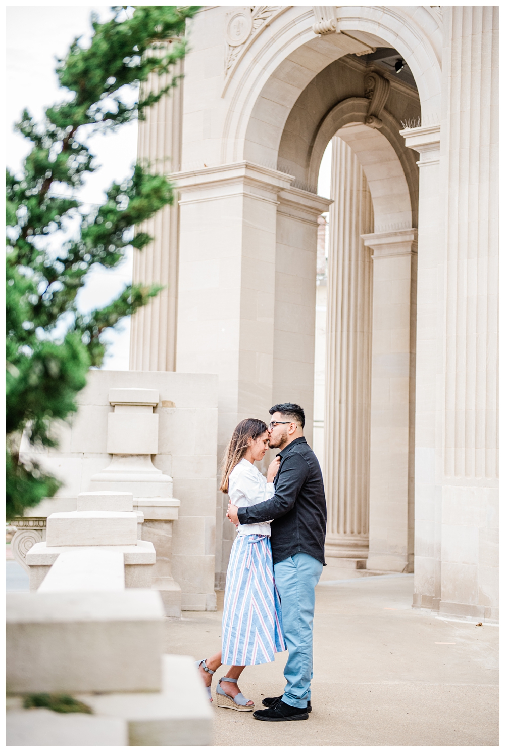 downtown engagement photos; engagements in the city;