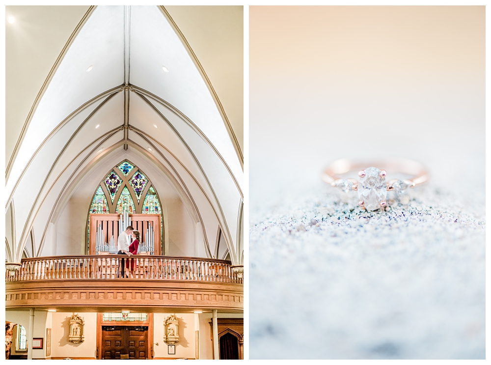 St. Johns Catholic Church; Harpers Ferry Catholic Church; Church engagement; engagement ring, 