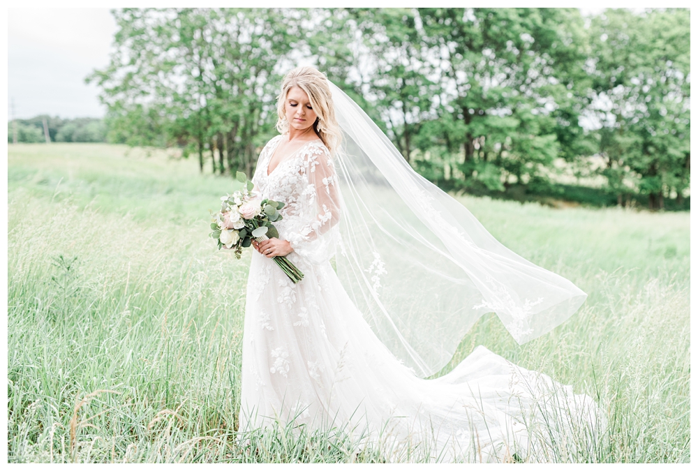 Elmwood Farm; Maryland Wedding Venue; Maryland Brides; Bridal Portrait;