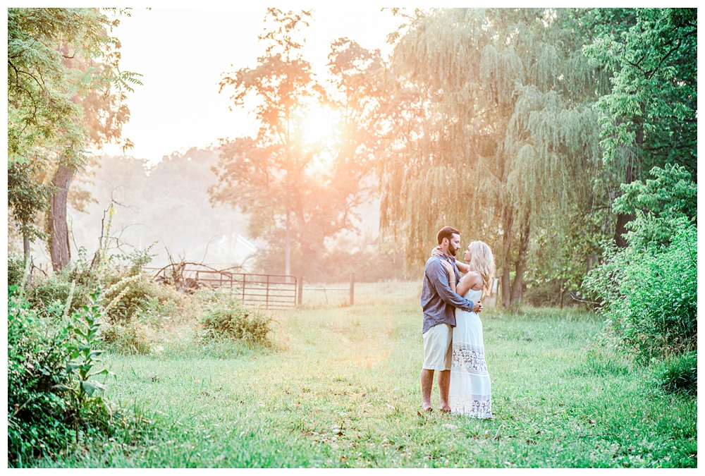 sunset engagement session; golden hour photography;