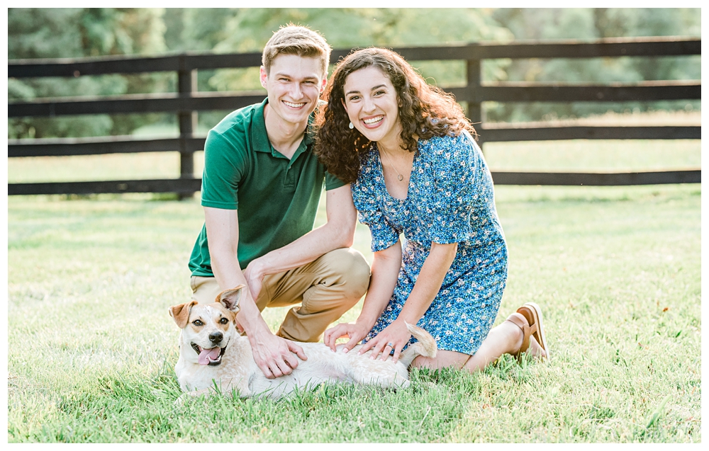 engagement sessions with dogs; oak barn at loyalty; oak barn;