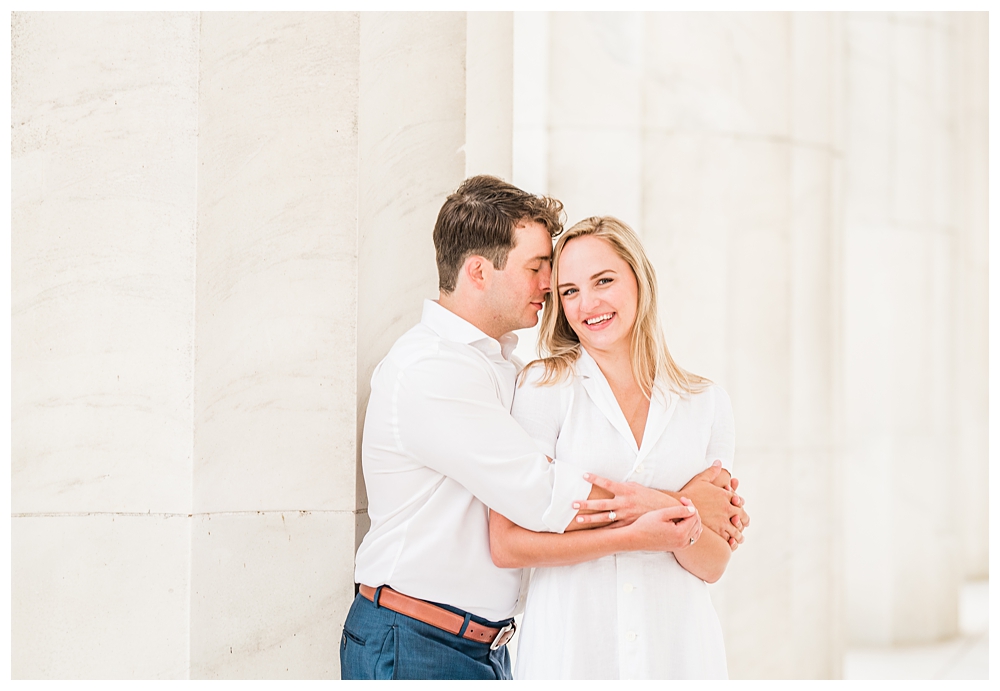 Lincoln Memorial, Lincoln Memorial Engagement Session, Reflecting Pool, Washington D.C. engagement session, DC Engagement Session, Washington Monument,