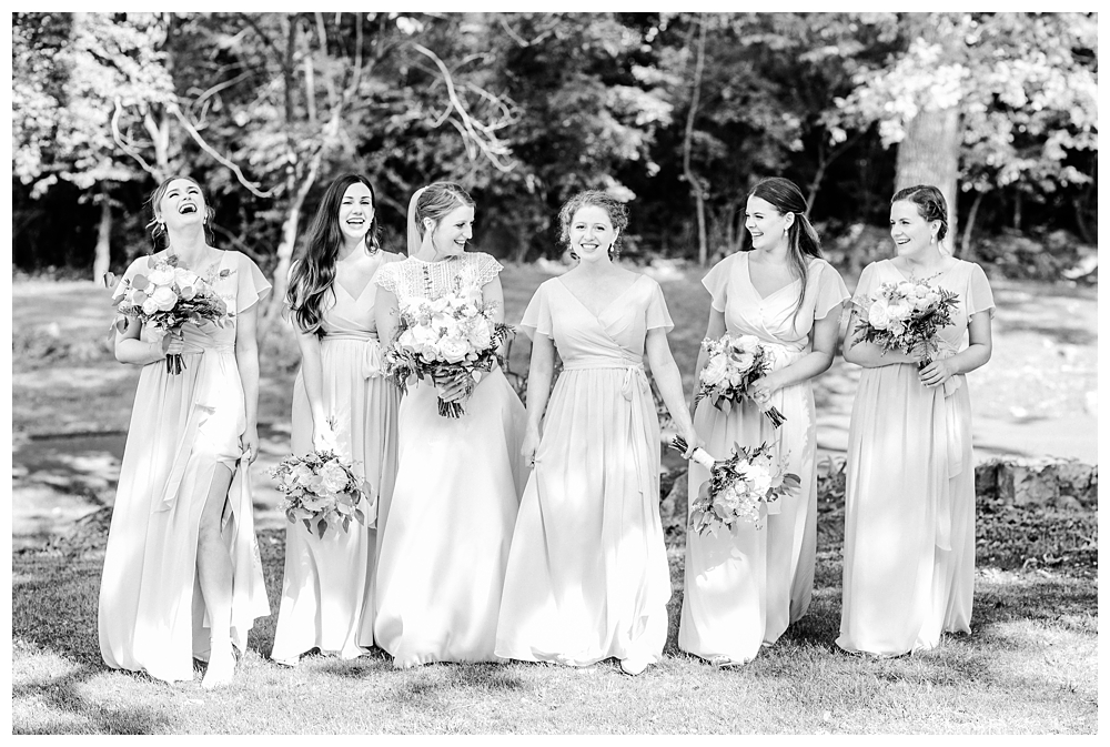 The Purple Iris, The Purple Iris at Hartwood Mansion, Purple Iris Wedding, Blush wedding, Blush bridesmaid dresses,
