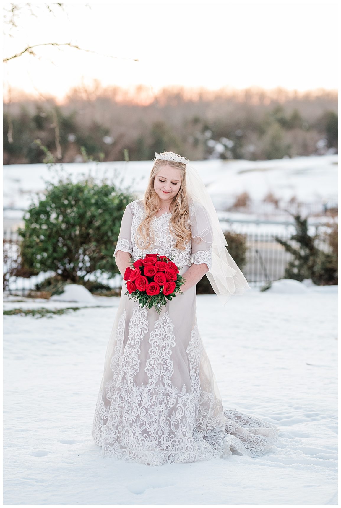 Snow Wedding; Winter Wedding; Winter Bride; Bristow Weddingl