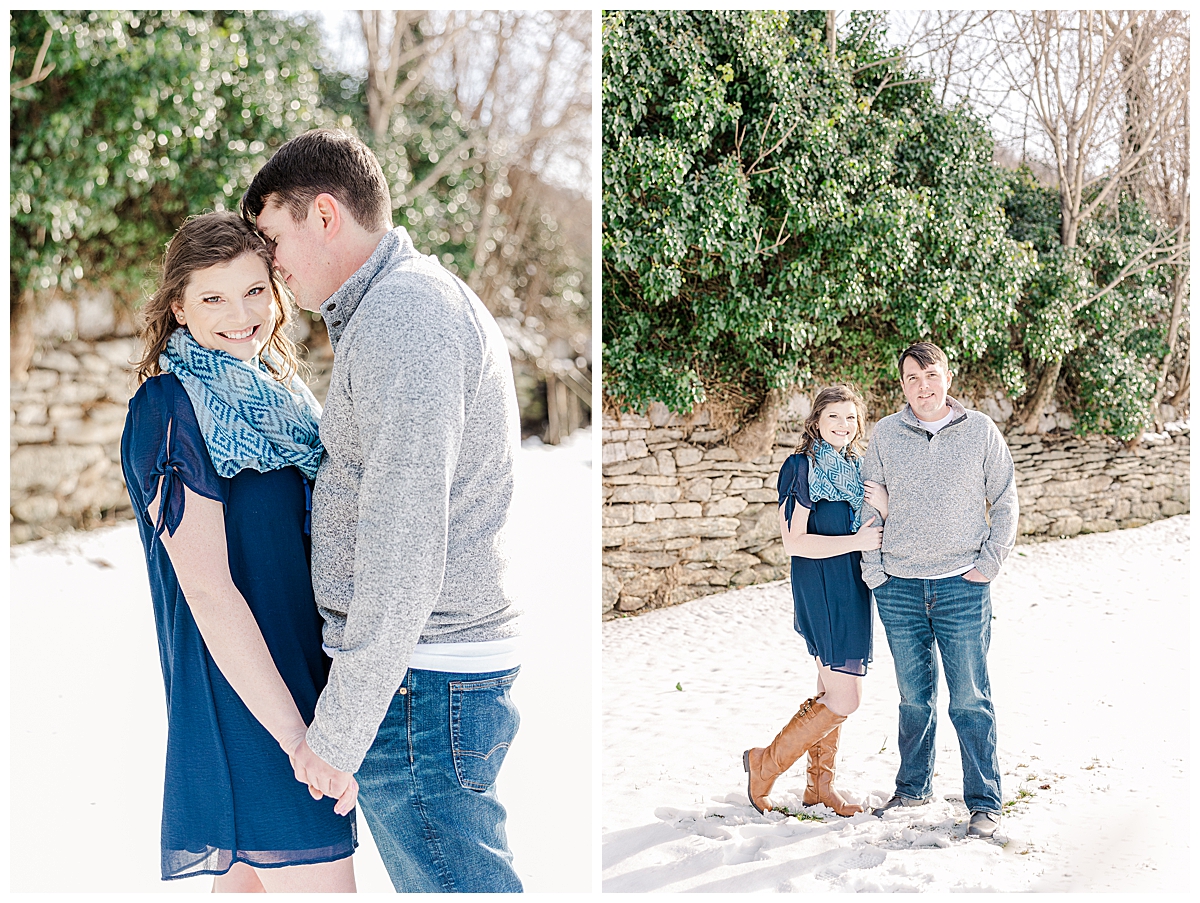 Harpers Ferry Engagement Session; West Virginia Engagement Photographer; Riverside Engagement Session; Brooke Danielle Photography; Winter Engagement Session;