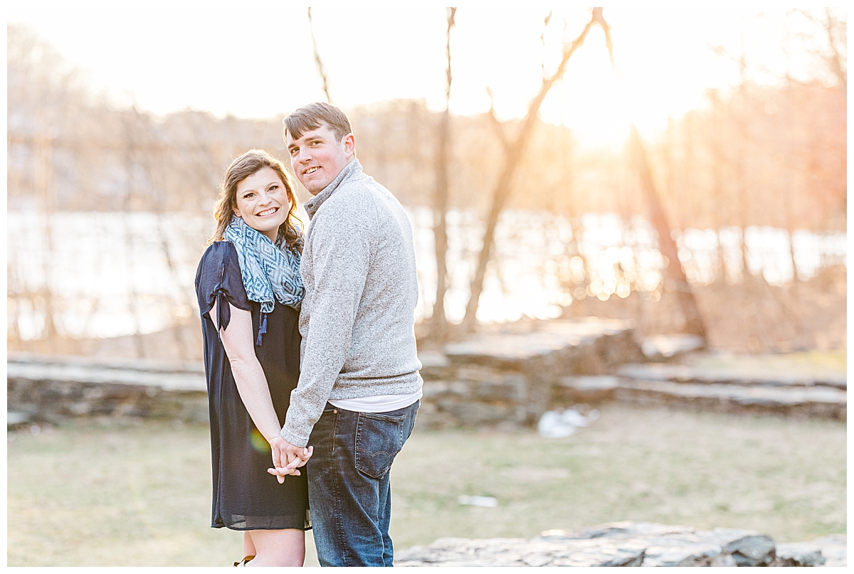 Harpers Ferry Engagement Session; West Virginia Engagement Photographer; Riverside Engagement Session; Brooke Danielle Photography;
