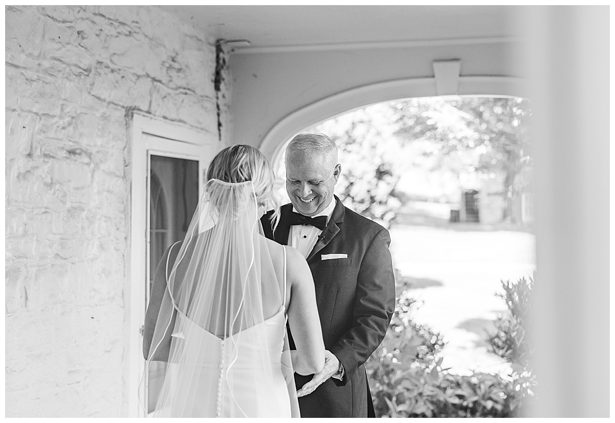 Oatlands Historic House & Gardens; Oatlands Wedding; Wedding Details; Bridal Details; Black Tie Wedding; Leesburg Wedding Venue; Loudoun Weddings; Virginia Weddings; First Look with Dad;