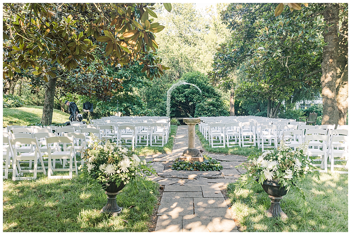 Oatlands Historic House & Gardens; Oatlands Wedding; Wedding Details; Bridal Details; Black Tie Wedding; Leesburg Wedding Venue; Loudoun Weddings; Virginia Weddings; Garden Wedding Ceremony;
