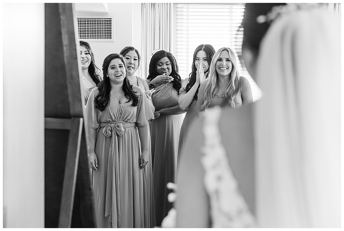 Park Hyatt Washington DC; Park Hyatt Wedding; Washingtonian Weddings; Brooke Danielle Photography; DC Weddings; First look with bridesmaids;