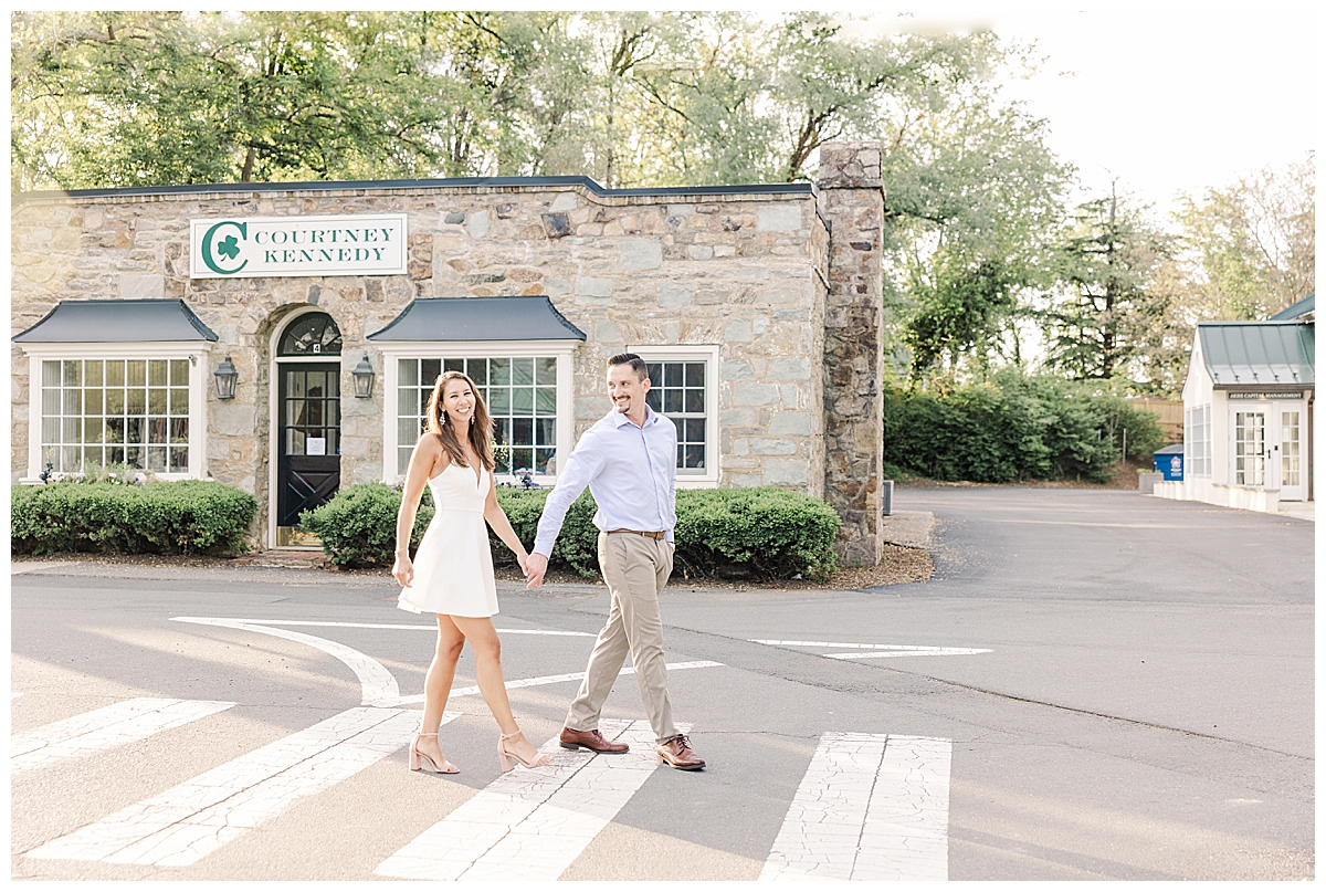 Middleburg Engagement Session; Brooke Danielle Photography; Downtown Middleburg; Virginia Engagement Photographer; Loudoun Engagement Photographer; Virginia Living;
