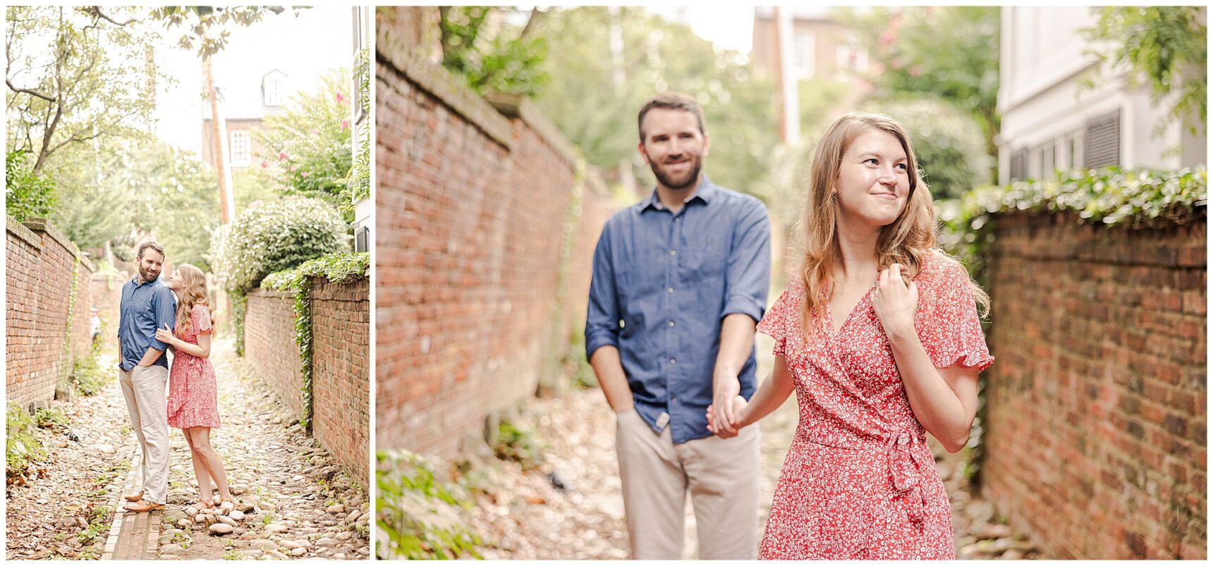 Downtown Alexandria Engagement Session; Virginia based wedding photographer; Virginia, Maryland, & DC Wedding Photographer