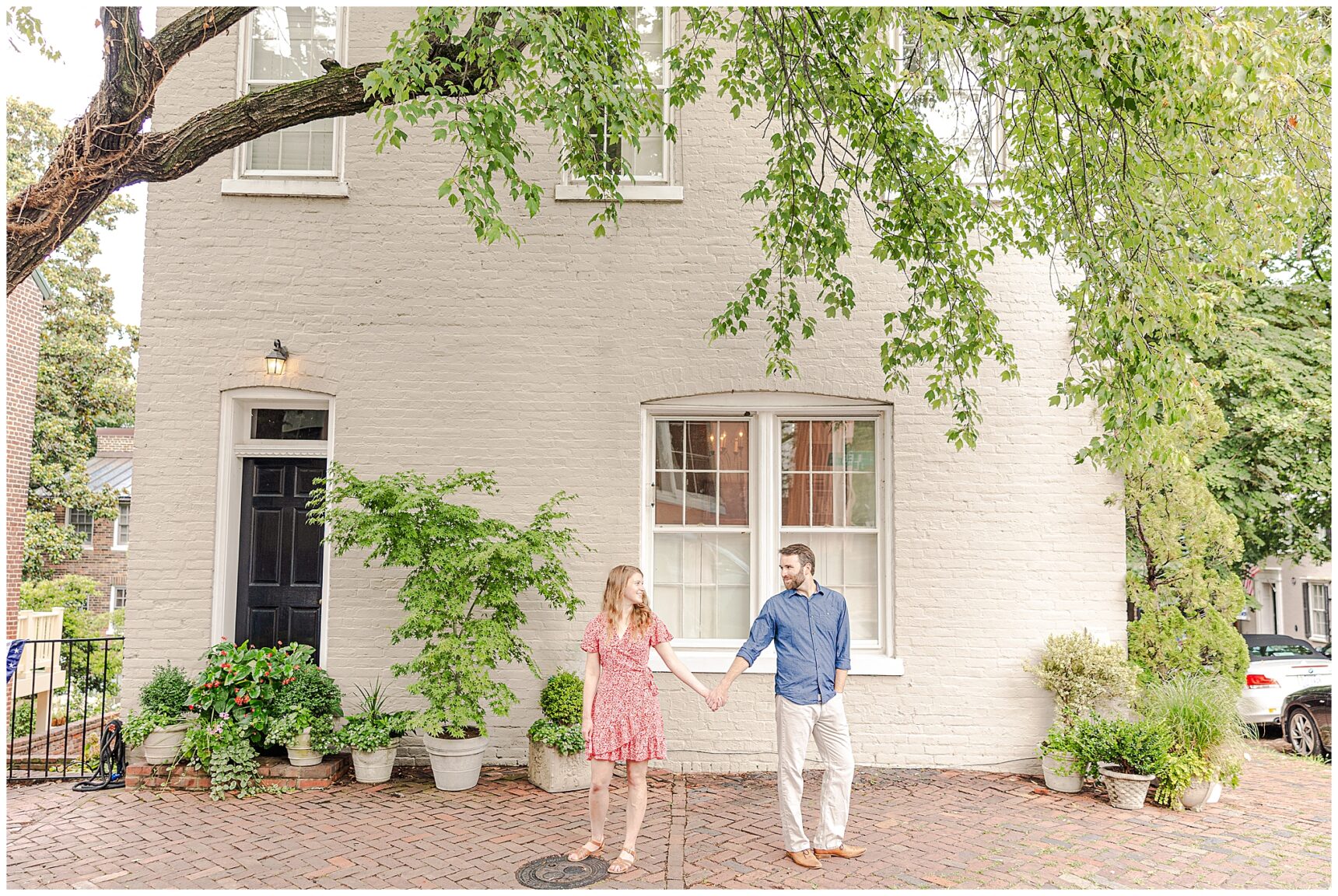 Downtown Alexandria Engagement Session; Virginia based wedding photographer; Virginia, Maryland, & DC Wedding Photographer