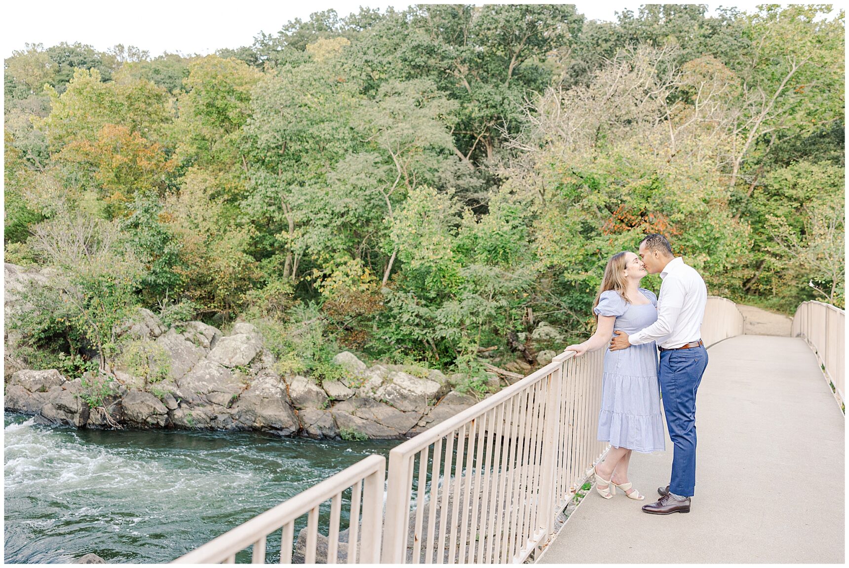 Great Falls Engagement Session; Great Falls Potomac Maryland; Virginia Engagement Photographer; Virginia Wedding Photographer; Brooke Danielle Photography; Rochelle & Christian;