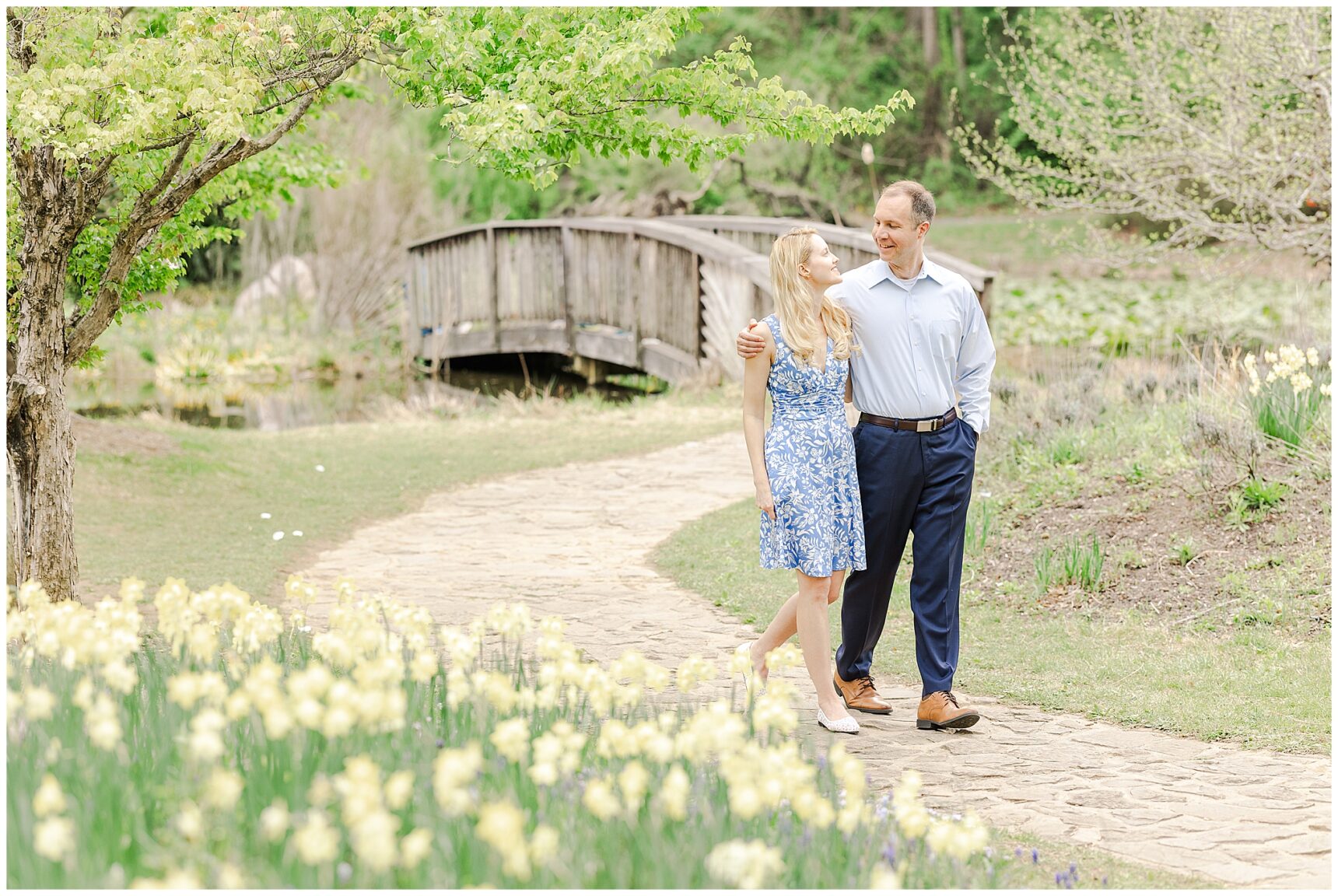 Virginia wedding photographer; Meadowlark Gardens; Brooke Danielle Photography; Katherine and Mike; Meadowlark Engagement Session;