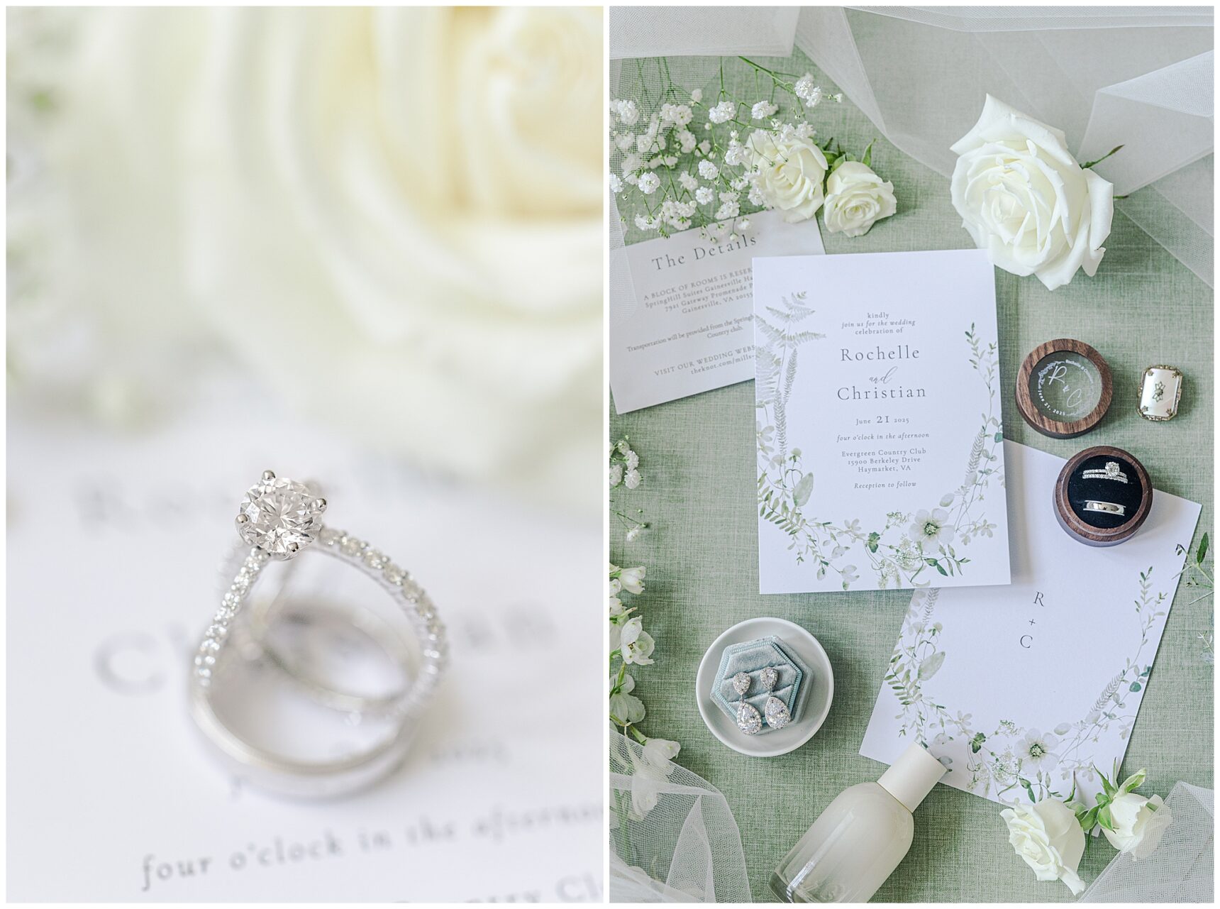 Evergreen Country Club Wedding; Virginia Wedding Photographer; Brooke Danielle Photography; Rochelle & Christian; Haymarket Wedding Venue;