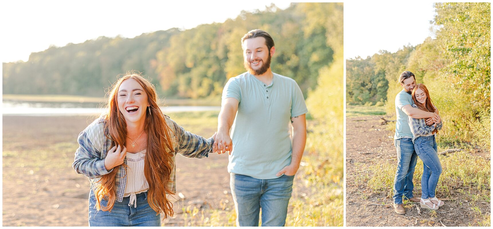 Crockett Park; Kara & Andrew; Virginia Wedding Photographer; Virginia Engagement Photographer; Golden Hour Engagement Session;